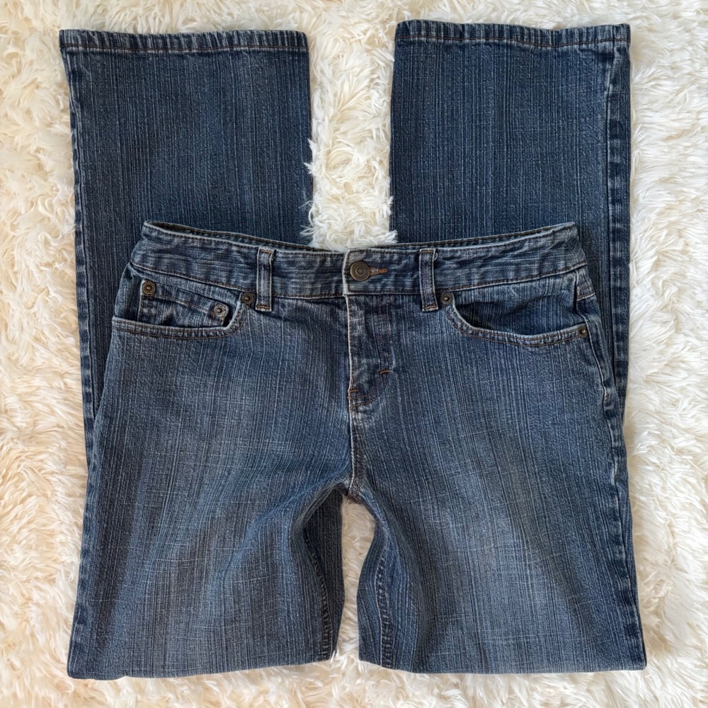 Ann Taylor LOFT Petites Bootcut Jeans Medium Wash Low Rise Size 6P Denim Pants